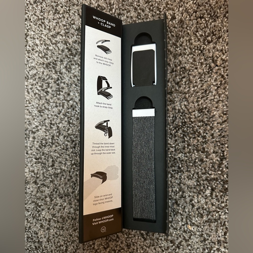 Whoop Fitness Tracker Band in Gray